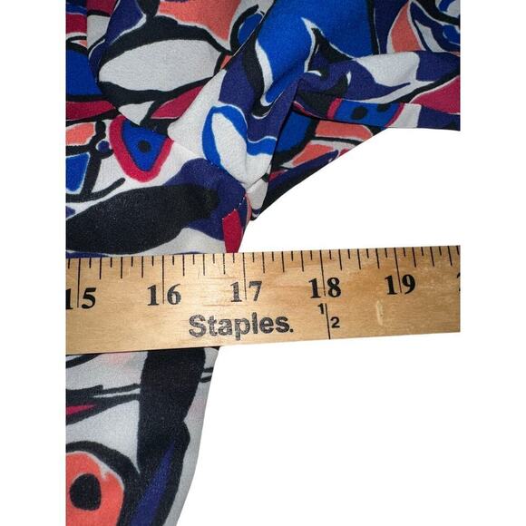 J. Crew Women’s A Line Midi Dress Floral Butterfly Colorful S feminine coquette - Picture 7 of 8